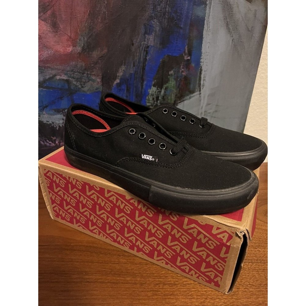 Vans Authentic - Black/Black - Men's Size 8.0 NWB